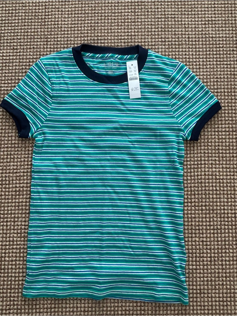 NWT JCrew Striped Tee XXS